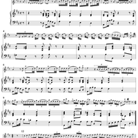 Flute Sonata in D Major, Op. 2, No. 5 - Piano Score