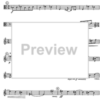 Drei Sätze (Three movements) - Viola