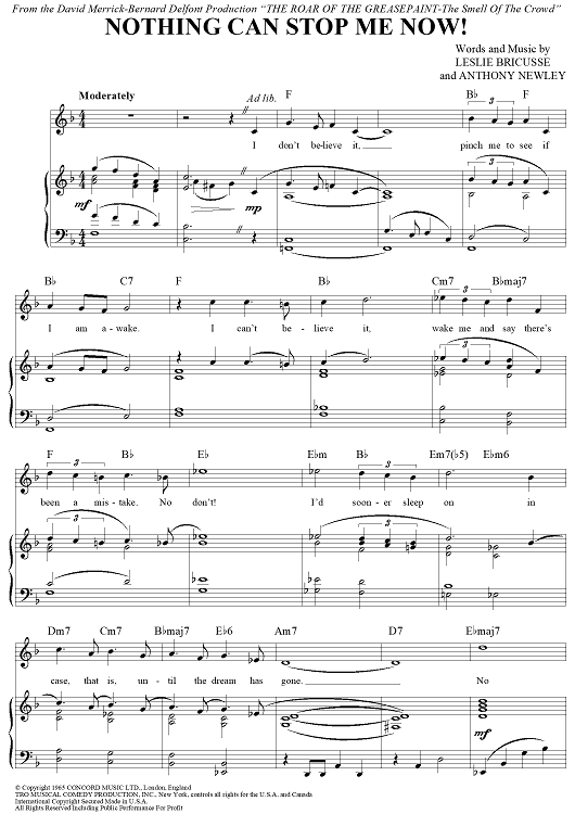 Nothing Can Stop Me Now!