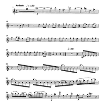 Quartet No. 1 - E-flat Alto Saxophone