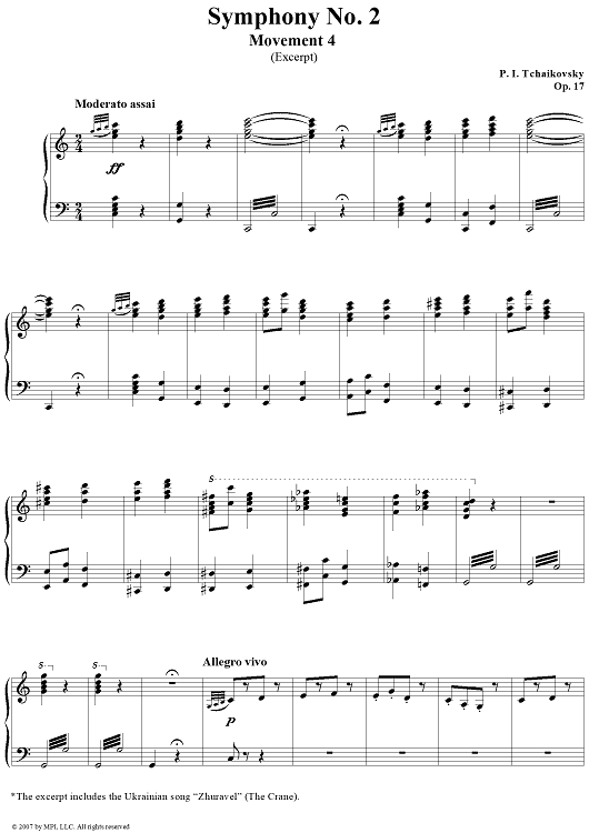 Get to Know Tchaikovsky. Symphony No. 2. Movement 4. (Excerpt)