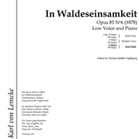 In Waldeseinsamkeit Op.85 No. 6