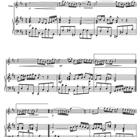 Air D Major BWV 1068 - Score