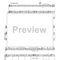 Three Arias for Flute and Piano