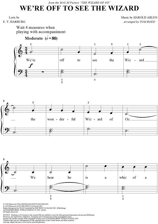 We're Off to See the Wizard