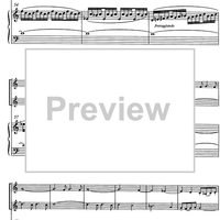 Preludi e Capricci sopra una Canzone a Ballo - Score