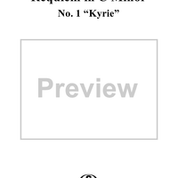 Requiem in C Minor, Op. 54: No. 1, Kyrie
