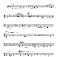 Just a Closer Walk With Thee - Bass Clarinet