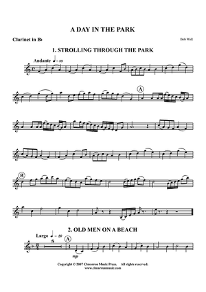 A Day in the Park - Clarinet in B-flat