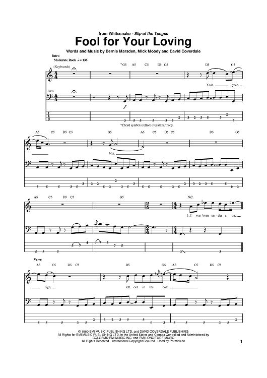 Fool For Your Loving