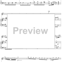 Flute Concerto in G Major, Allegro vivace - Piano