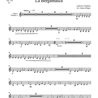 La Bergamasca - Choir 1, Trumpet 4