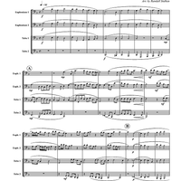 Benedicta Sit Sancta Trinatas - Score