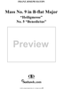 Mass No. 9 (Sancti Bernardi) in B-flat Major, "Heiligmesse": No. 5. Benedictus