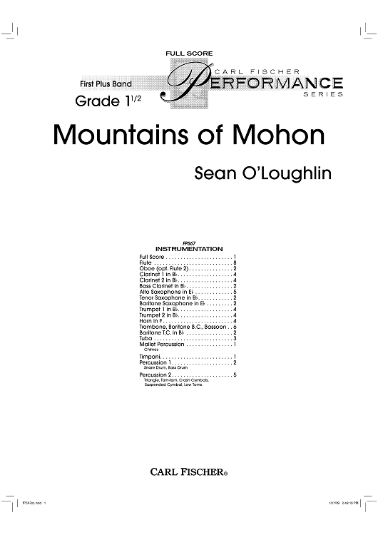 Mountains of Mohon - Score