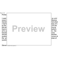 Cadenza Concerto No. 9 Bb Major  1st and  3rd movement - Preface