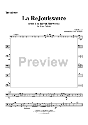 La ReJouissance - Trombone