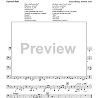 Ola, o che bon eccho! - Choir 1, Tuba (Opt.)