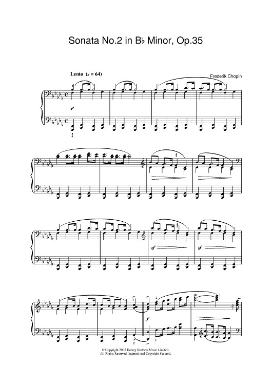 Sonata No.2 in Bb Minor Op.35 (Funeral March)