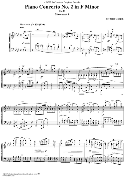 Piano Concerto No. 2, Movement 1 - Piano