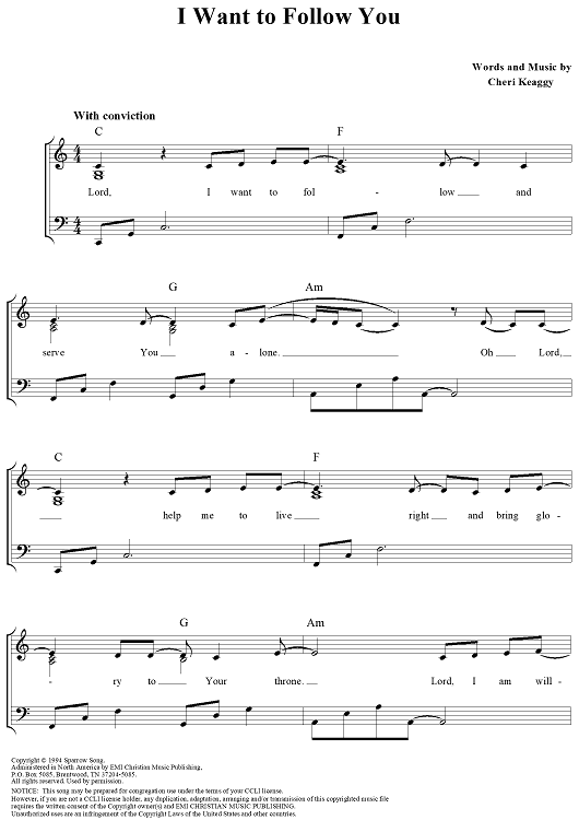 I Want To Follow You