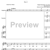 Lied der Braut No. 2 Op.25 No.12