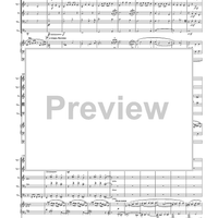 Concerto No. 1 for Organ and Brass Quintet - Score