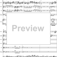 Triple Concerto in A minor, Movement 1 (BWV1044) - Score