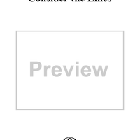 Consider The Lillies