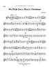We Wish You a Merry Christmas - Part 1 Flute, Oboe or Violin