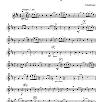 We Wish You a Merry Christmas - Part 1 Flute, Oboe or Violin