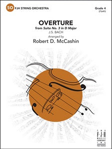 Overture from Suite No. 3 in D Major - Score