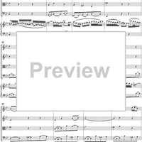 Clavier Concerto No. 1 in D Minor, Movement 2 (BWV 1052) - Score