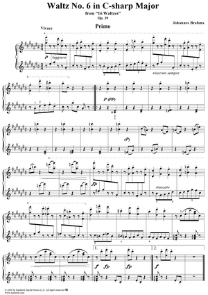 Waltz No. 6 in C-sharp Major