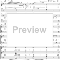 Recitative and Continuation of Grand Finale II from "Aida", Act 2 - Score