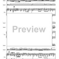 Trio Sonata I, BWV 1039 - Piano Score