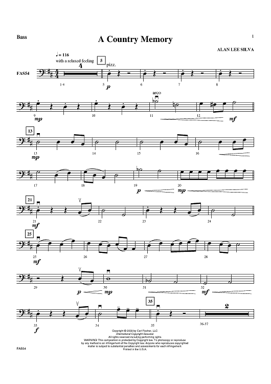 A Country Memory - Bass