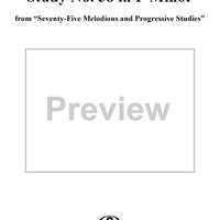 Study No. 58 in F Minor