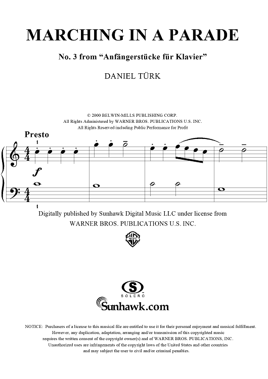 Marching in a Parade