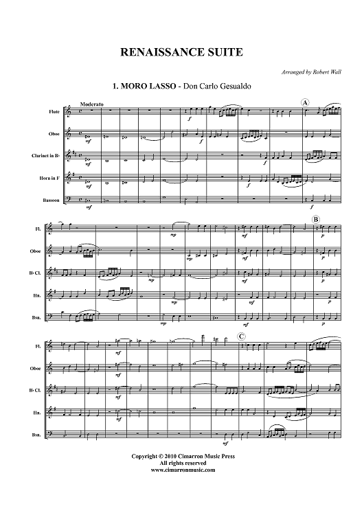 Renaissance Suite - Score