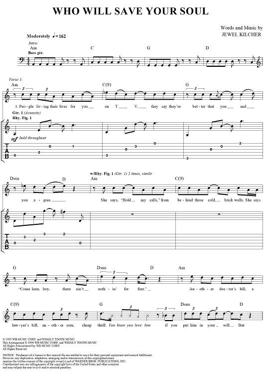 Who Will Save Your Soul