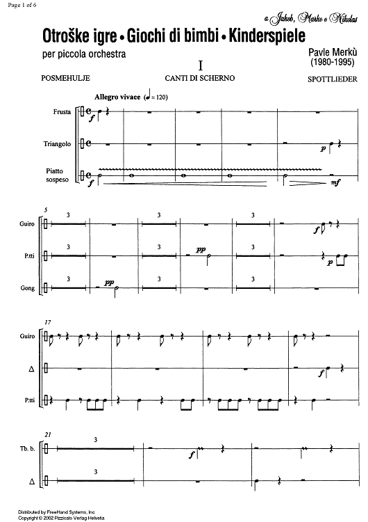 Children plays - Percussion