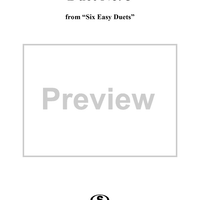 Duet No. 3 from Six Easy Duets, Op. 137 - Flute 1