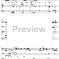 "Hier, in meines Vaters Stätte", Aria, No. 3 from Cantata No. 32: "Liebster Jesu, mein Verlangen" - Piano Score