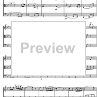 String Trio Bb Major D581A - Score