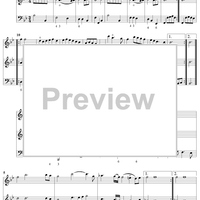 Suite No. 4 in B-flat Major  - From "Pièces en Trio" - Score