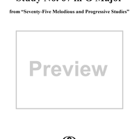 Study No. 67 in G Major