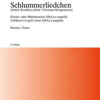Schlummerliedchen - Choral Score
