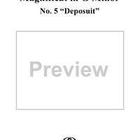 Magnificat in G Minor: No. 5, Deposuit