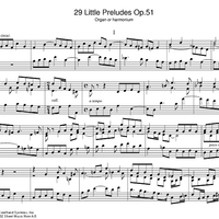 29 Little Preludes Op.51